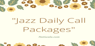 Jazz Daily Call Packages