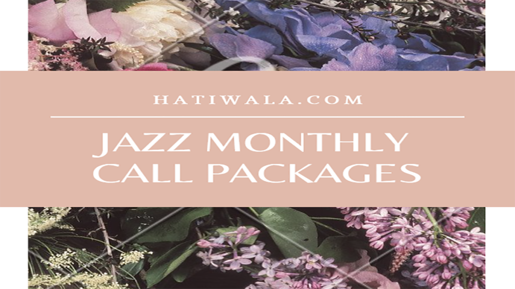 only jazz to jazz call packages monthly