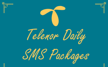 Telenor Daily SMS Packages