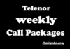 Telenor Weekly Call Packages