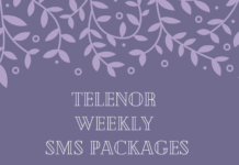 Telenor Weekly SMS Packages