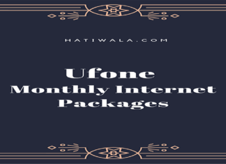 Ufone Monthly Internet Packages