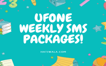 Ufone Weekly SMS Packages