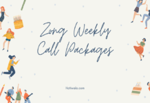 Zong Weekly Call Packages