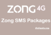 Zong SMS Packages