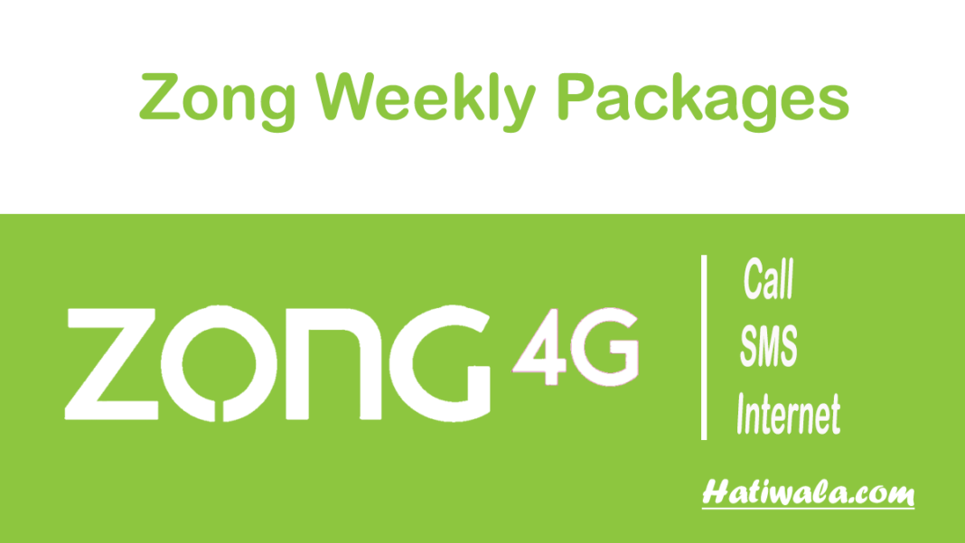 zong call packages code free weekly